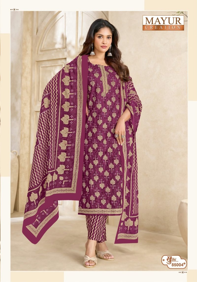 Khushi Vol 85 By Mayur Cotton Printed Dress Material